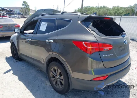 2014 Hyundai Santa Fe Sport 2.4L from USA, damaged, VIN 5XYZUDLB3EG151884